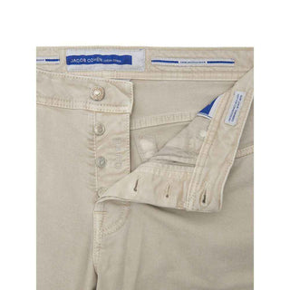 Jacob Cohen Beige Cotton Jeans Denim