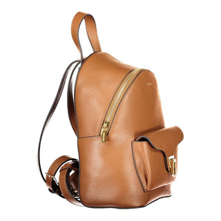 Coccinelle Brown Leather Beat Generation Backpack