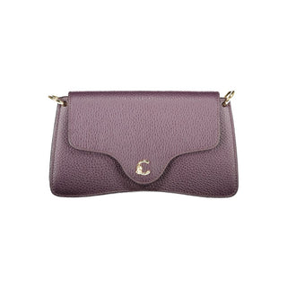 Coccinelle C-Me Purple Leather Handbag