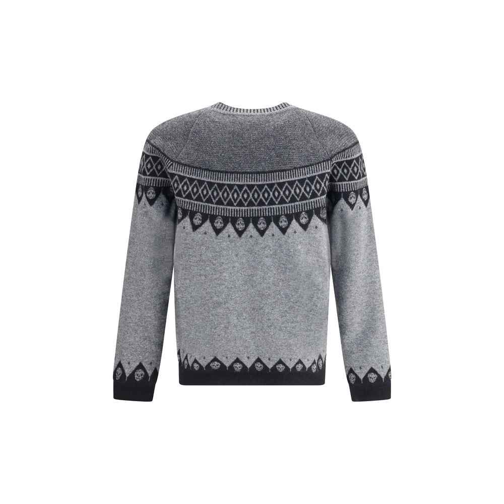 Alexander McQueen Jacquard pattern with skulls Sweater