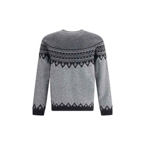 Alexander McQueen Jacquard pattern with skulls Sweater