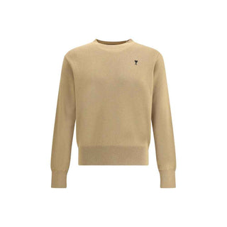 Ami Paris Pull Col Rond Ami De Coeur