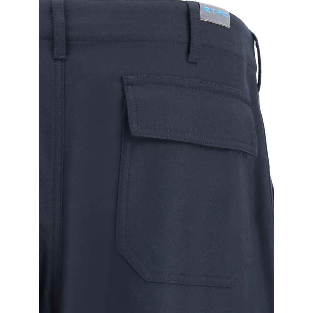Etro Flannel cargo Pants