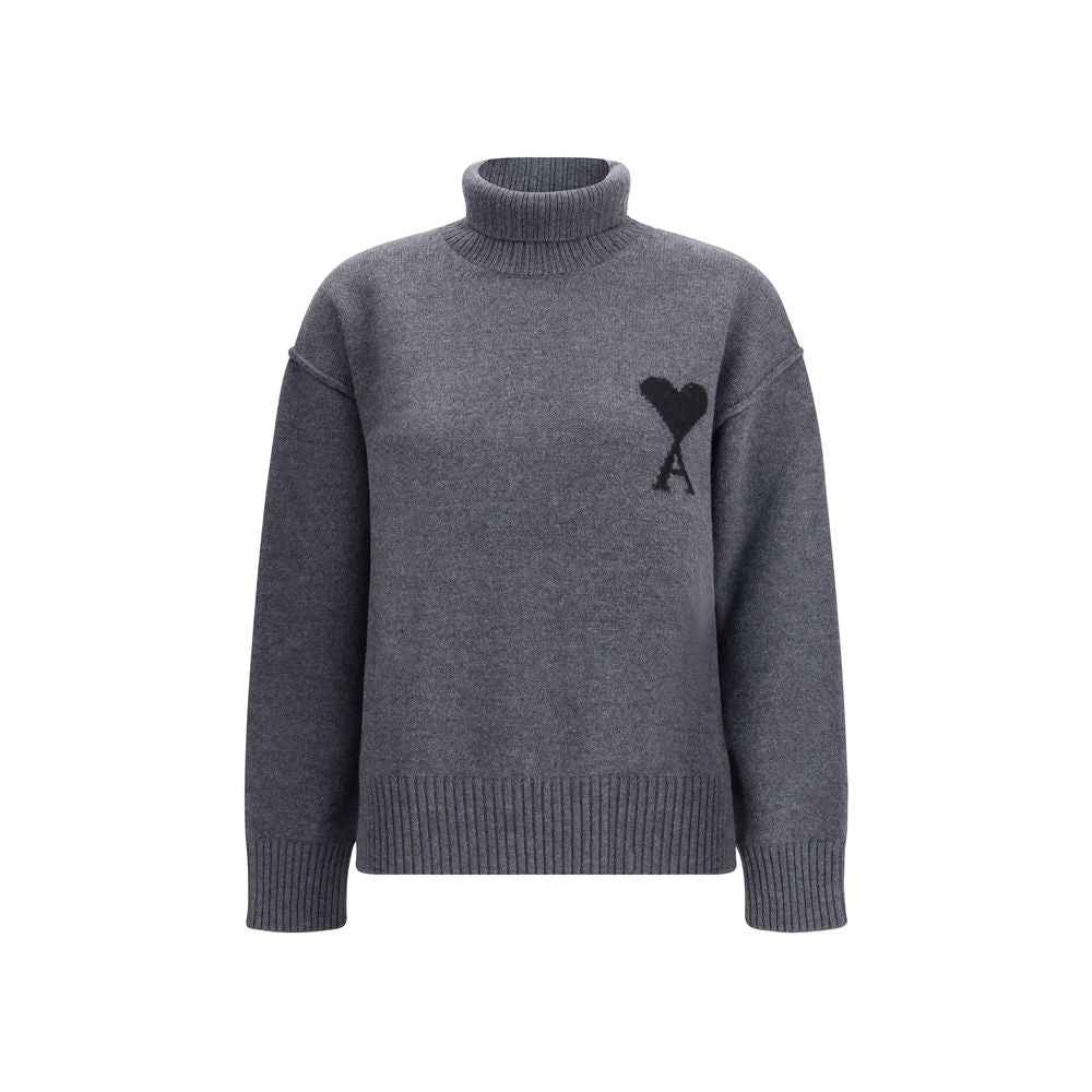 Ami Paris Ami De Coeur Turtleneck Sweater
