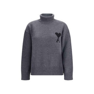 Ami Paris Ami De Coeur Turtleneck Sweater
