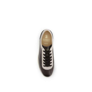 Brunello Cucinelli Calfskin and suede Sneakers