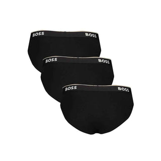 Hugo Boss Black Cotton Men Brief