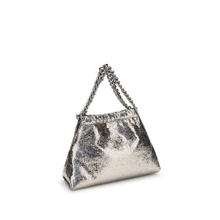Stella McCartney Metallic Crackle Falabella Shoulder Bag