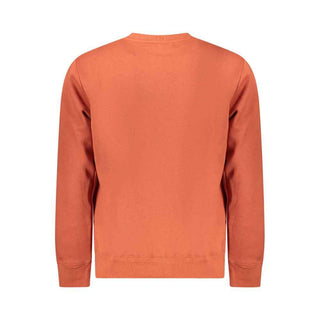 Norway 1963 Orange Cotton Men Sweater