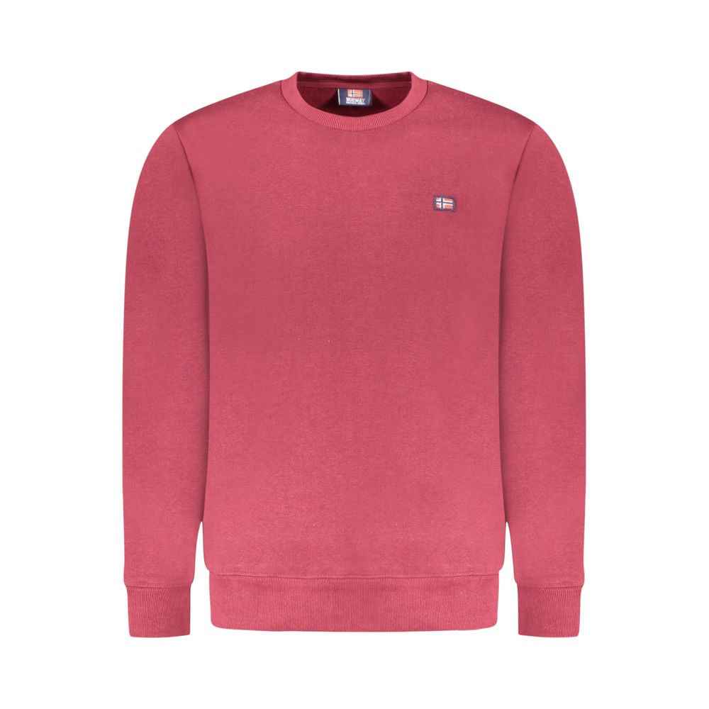 Norway 1963 Red Cotton Men Sweater