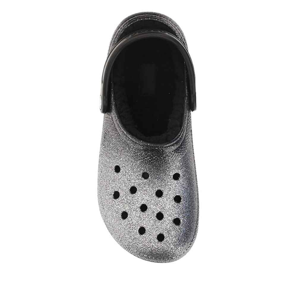 Crocs Classic Glitter Lined Sandals