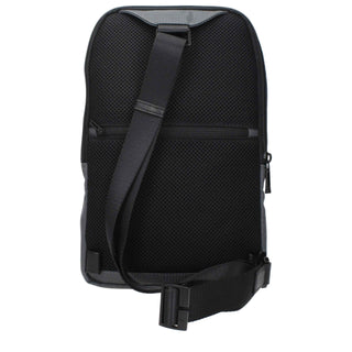 Piquadro Gray Fabric Crossbody Bags