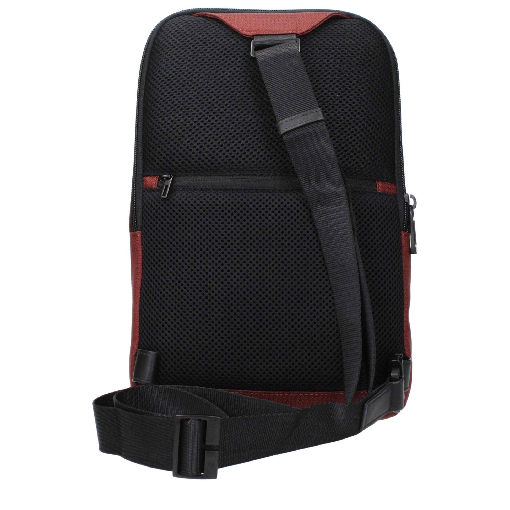 Piquadro Red Fabric Crossbody Bags