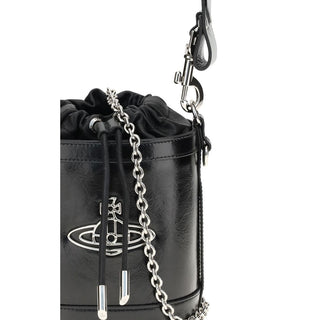 Vivienne Westwood Kitty Bucket Bag in Soft Nappa Leather