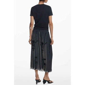 Desigual Black Cotton Women T-Shirt