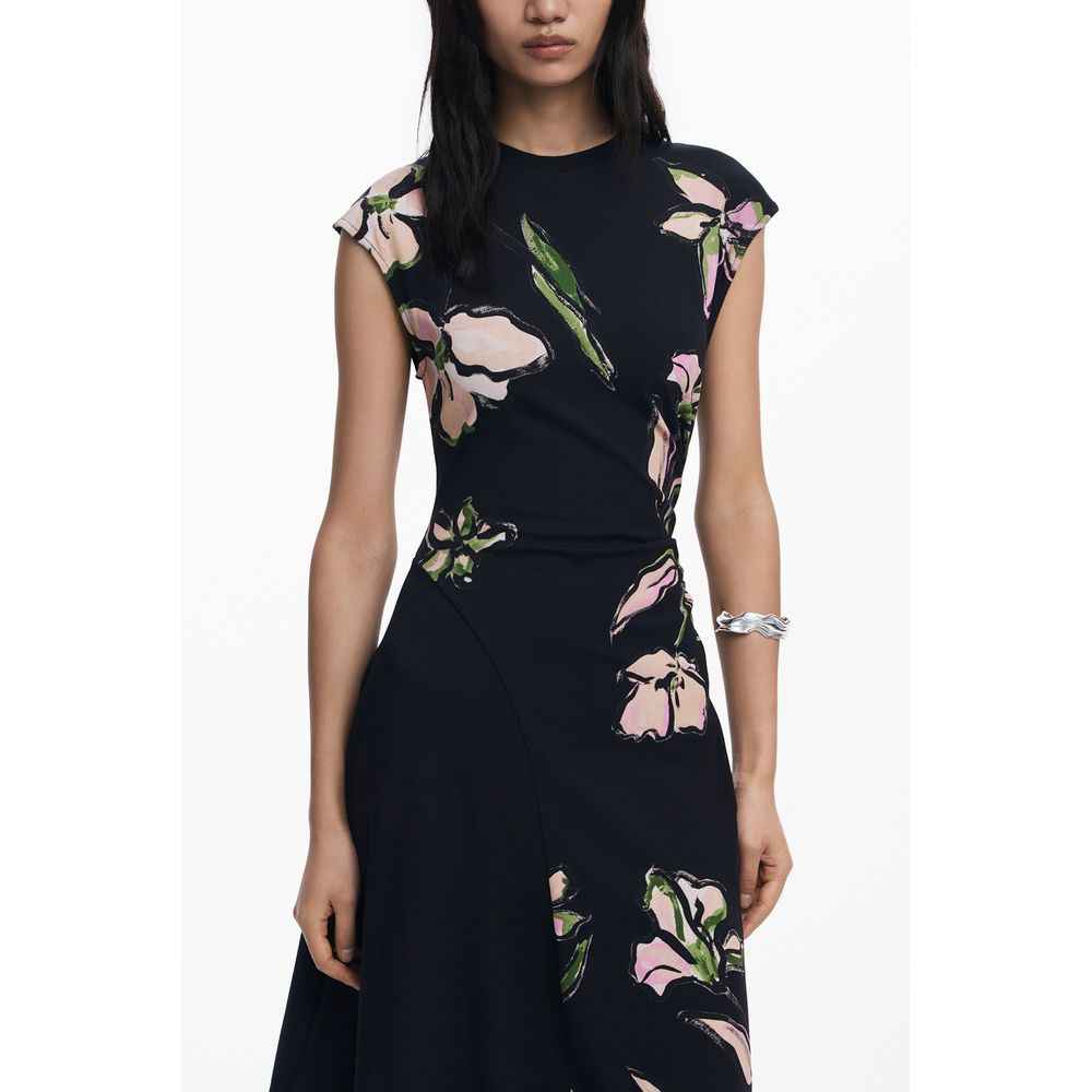 Desigual Black Cotton Dress