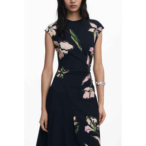 Desigual Black Cotton Women Dress