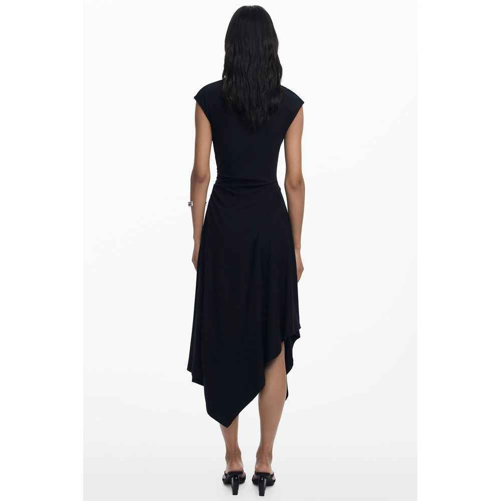 Desigual Black Cotton Dress
