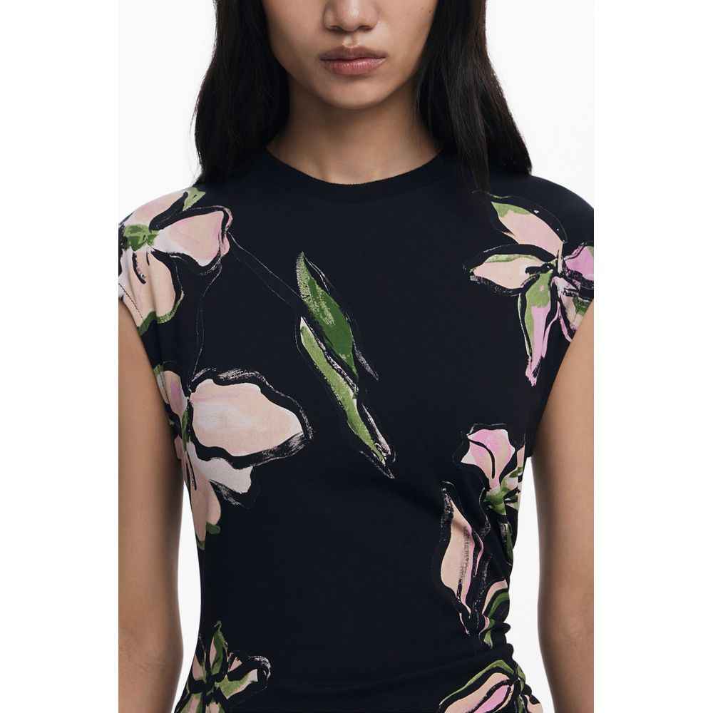 Desigual Black Cotton Dress