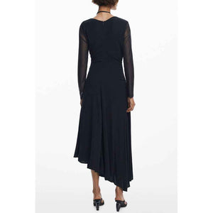 Desigual Black Polyester Women Dress