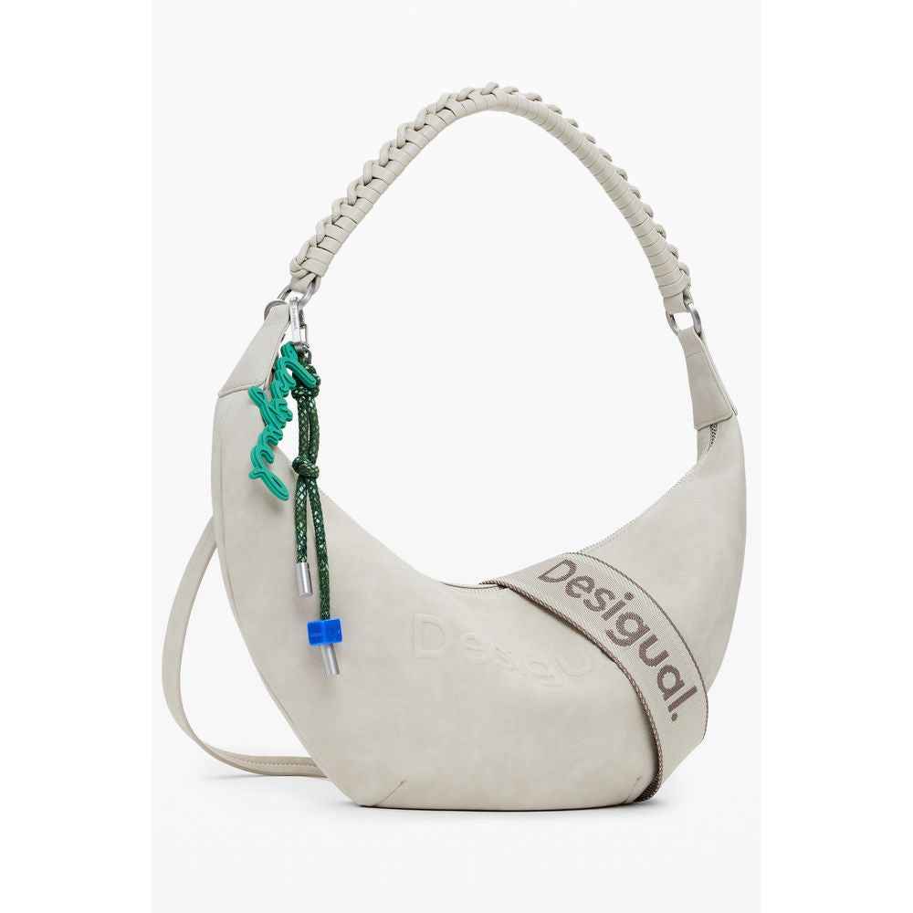 Desigual Beige Polyethylene Handbag