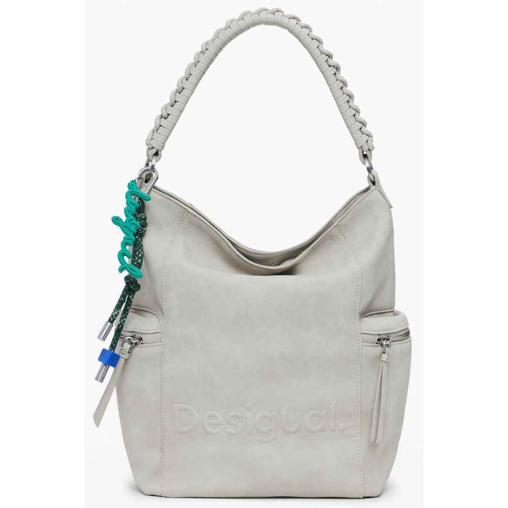 Desigual Beige Polyethylene Backpack