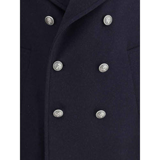 Brunello Cucinelli Double wool flannel Caban