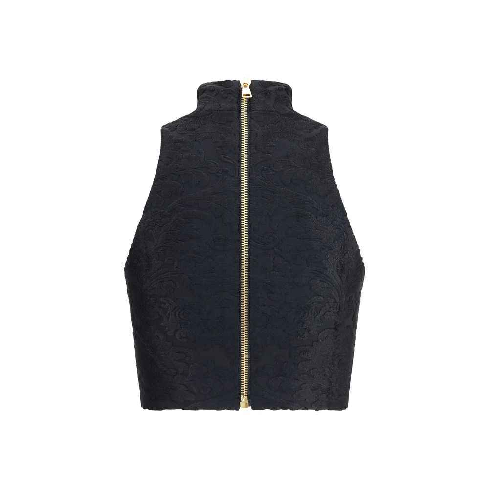 Balmain Baroque crop Top
