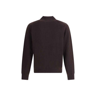 Burberry Cashmere long-sleeved polo Sweater
