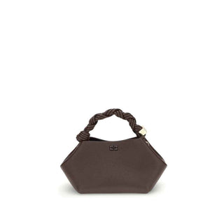 Ganni Brown Recycled Polyester Handbag