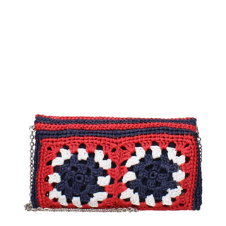 Miu Miu Colorful Raffia Clutch Bag