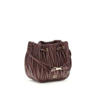 Miu Miu Matelassé nappa leather Pouch