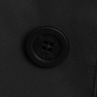 Herno Black Polyester Men's Trench Coat