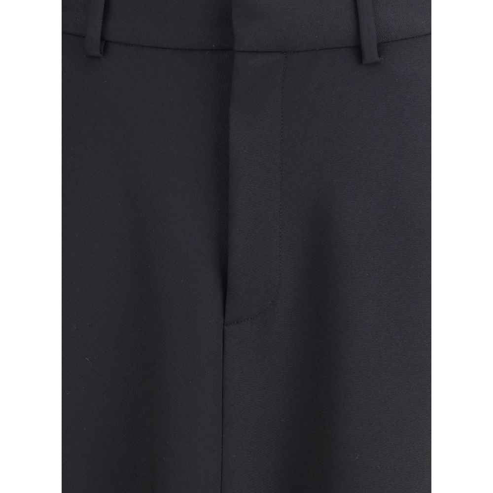 Balenciaga Godet Maxi Skirt in virgin wool