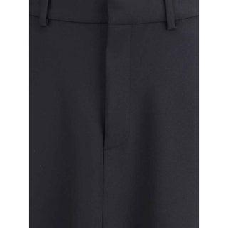 Balenciaga Godet Maxi Skirt in virgin wool