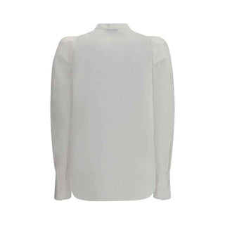 Alexander McQueen White Shirt with mandarin collar