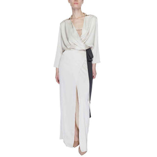 Sandro Ferrone Beige Polyester Long