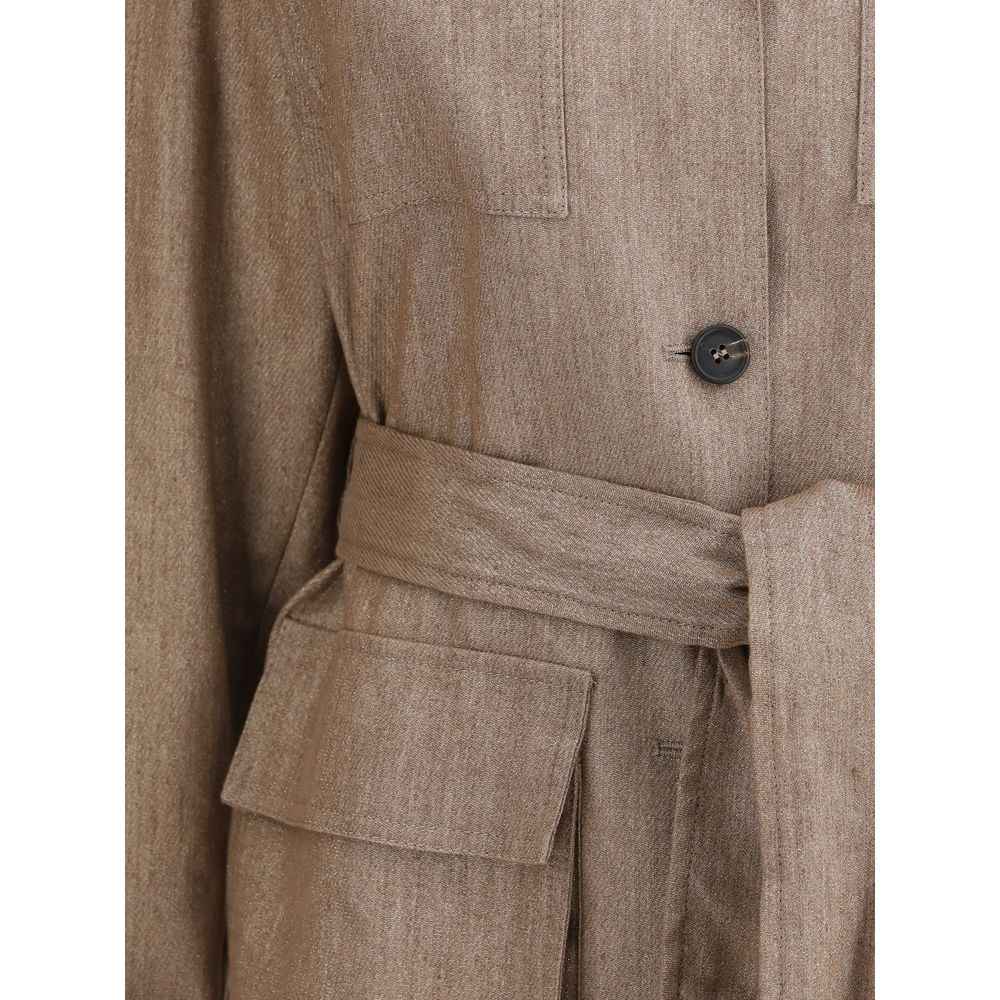 Brunello Cucinelli Safari Jacket in Sparkling Twill