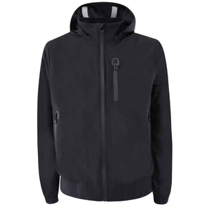 Yes Zee Black Nylon Men's Jacket