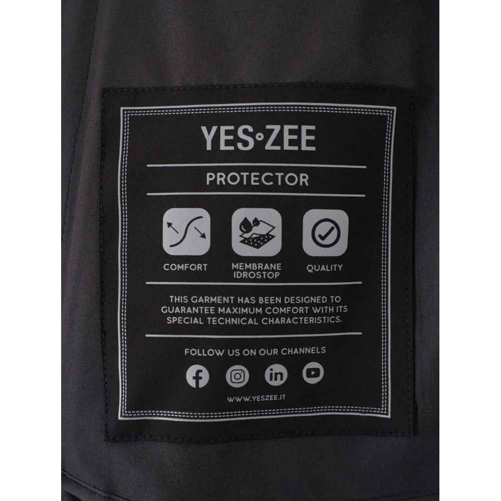Yes Zee Black Nylon Men's Jacket