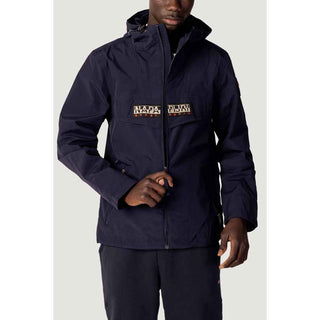 Napapijri Blue Polyester Jackets & Coat