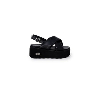 Cult Black Leather Sandal