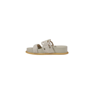 Liu Jo Gray Leather Sandal