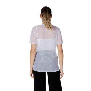 Armani Exchange White Polyamide T-Shirt