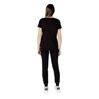 Armani Exchange Black Cotton T-Shirt