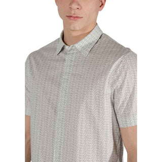 Armani Exchange Cream Cotton Shortsleeve