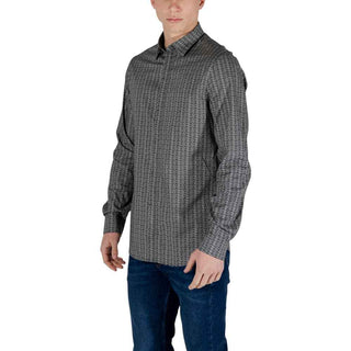 Armani Exchange Black Cotton Shirt