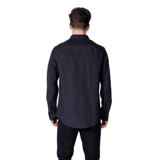 Armani Exchange Blue Cotton Shirt