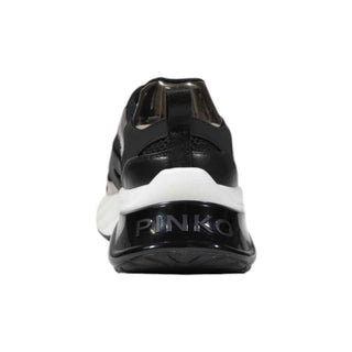 PINKO Black Leather Sneaker