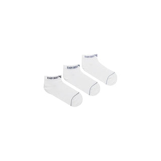 Emporio Armani Underwear White Cotton Sock
